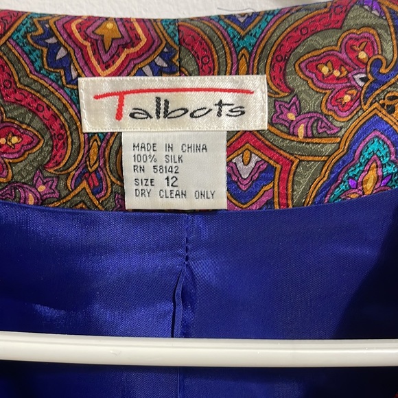 Pure silk blazer - Picture 3 of 4